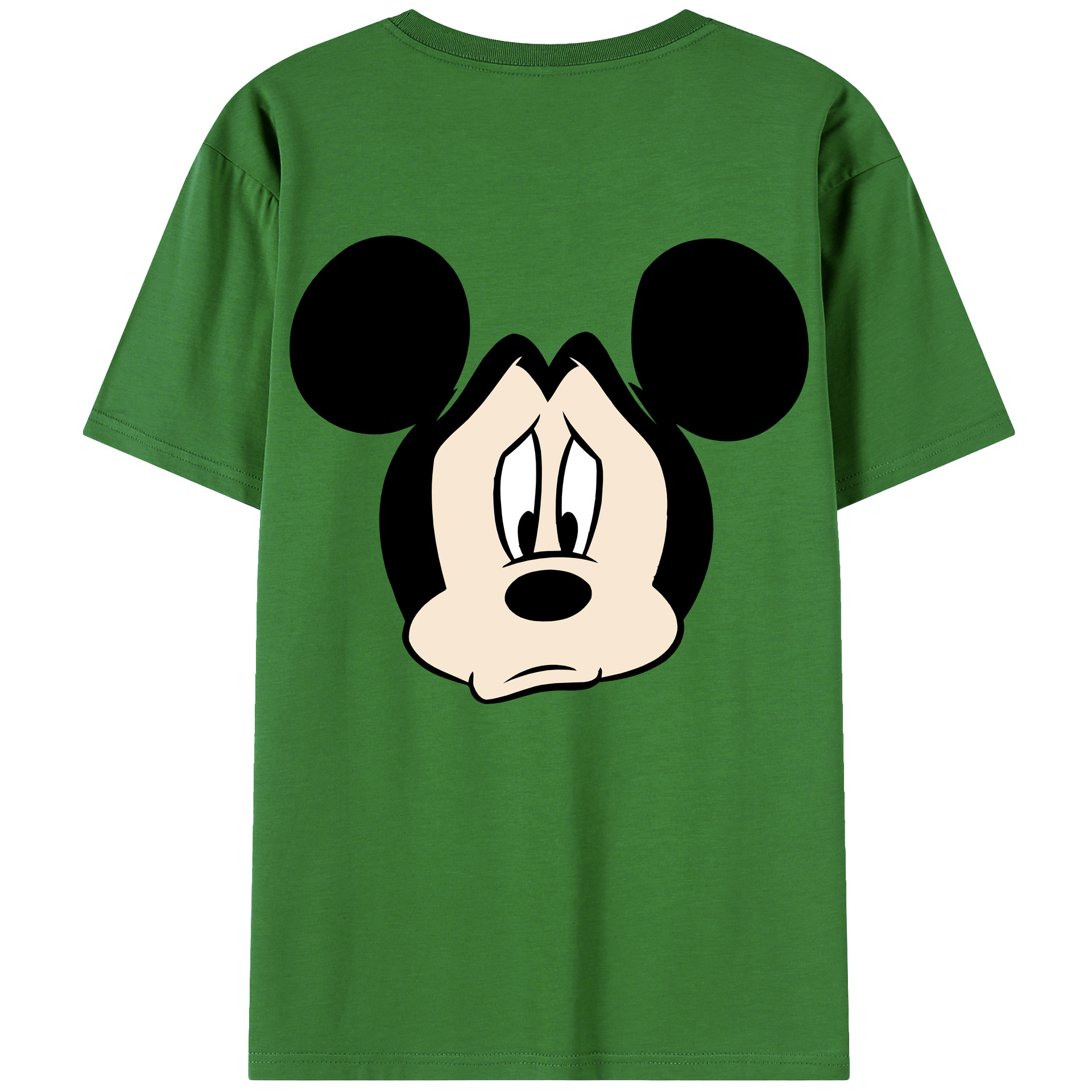 （画像用） ミッキーマウス Mickey Mouse レディース半袖Tシャツ(バックプリント)
